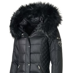 Rockanblue Pels - Fur Trim - Raccoon - Black